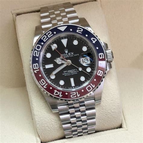 rolex gmt pepsi leather|rolex pepsi 2023 retail price.